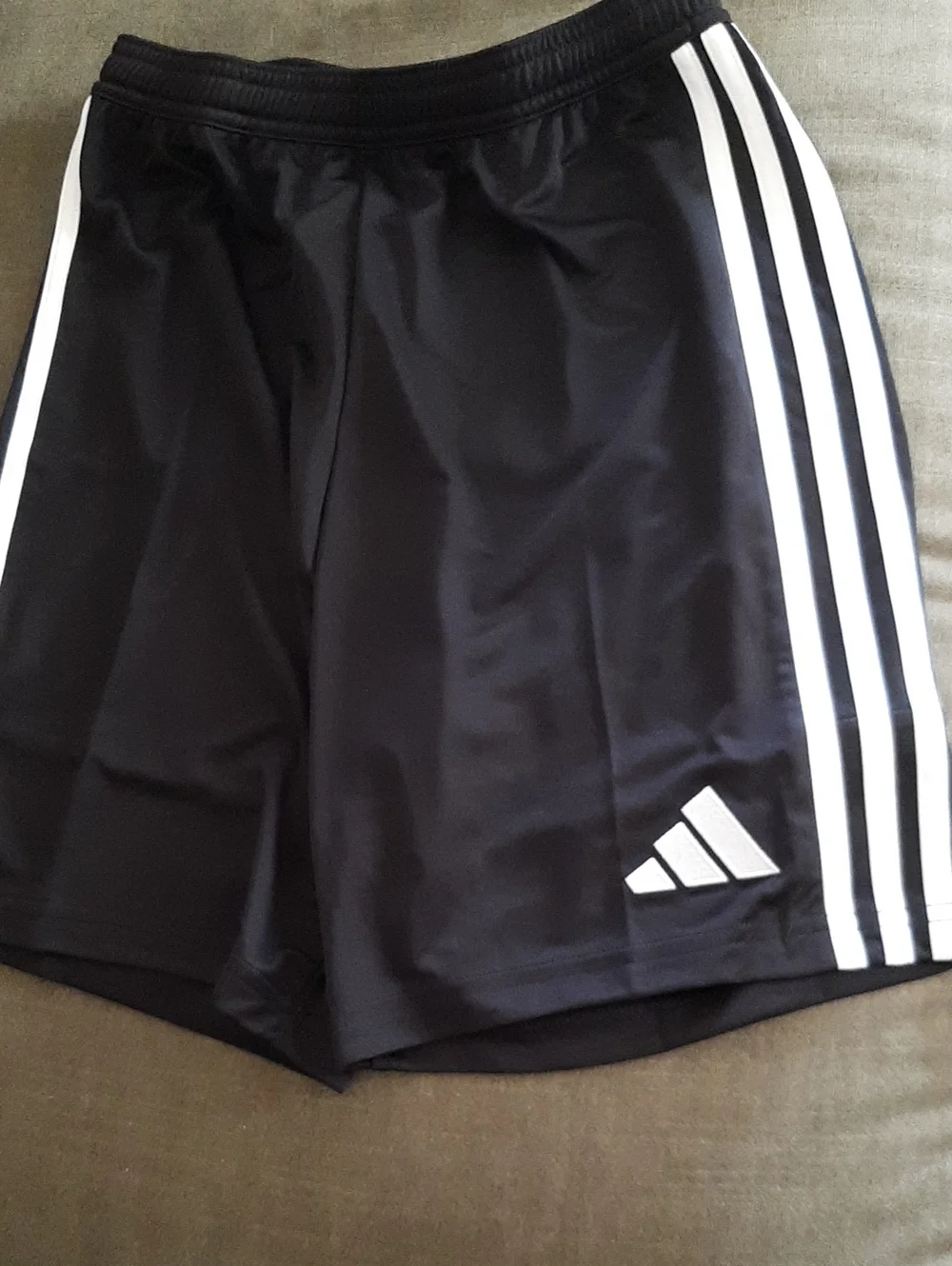 adidas NWT Black Shorts with White Accents